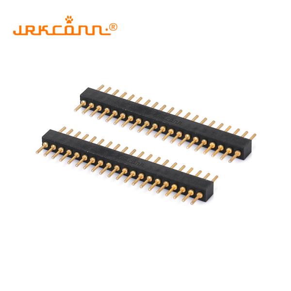 Cheap PCB 1.27mm Pin Header Round Connector Male Straight DIP Single Row Pin Header for sale