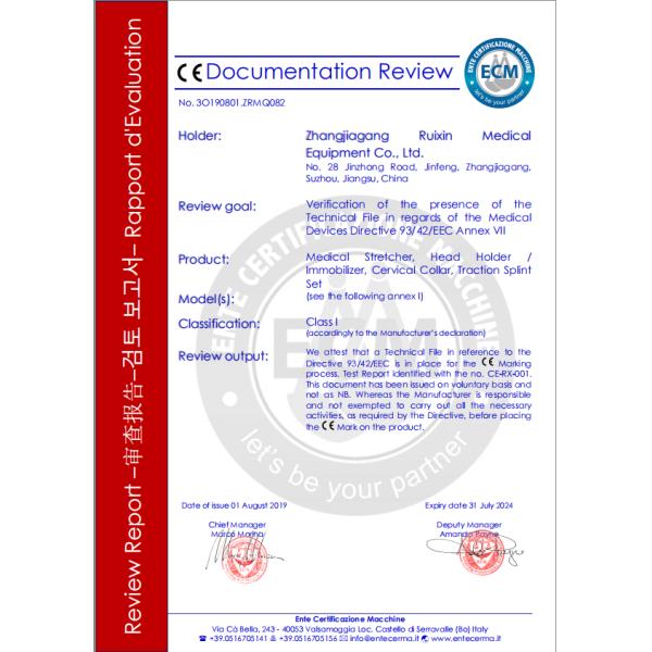 Blue Foldable Cloth Stretcher Class I Aluminum Folding Stretcher