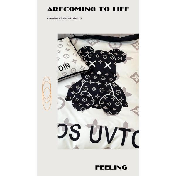 100% Polyester White Bedding Set for Wedding Luxury Bedspreads and Sheets Collections