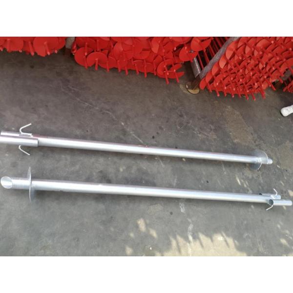 Hot Dip Galvanized Helical Pier Systems For Underpinning Foundation