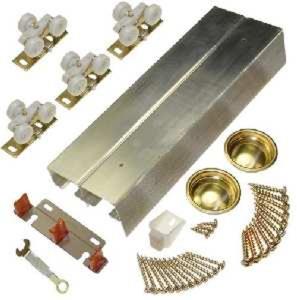 China Door Slide Gate Hardware Accessories Kits 45mm Hidden Pocket on sale