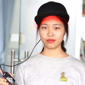 China Comprehensive Laser Red LED Helmet , 150 LED Light Hat For Hair Growth on sale
