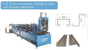 Best Precision CZ Purlin Roll Forming Machine For Added Stiffness And Structural Support wholesale