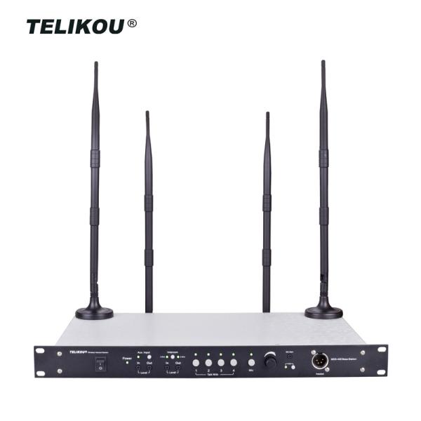 School Stage Wireless Intercom System Four Independent Channels