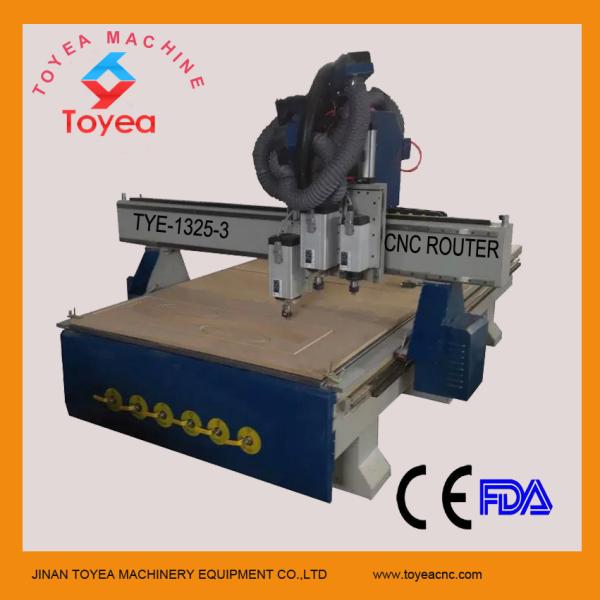 Cheap Three operations cnc wood router machine three spindles  TYE-1325-3S for sale