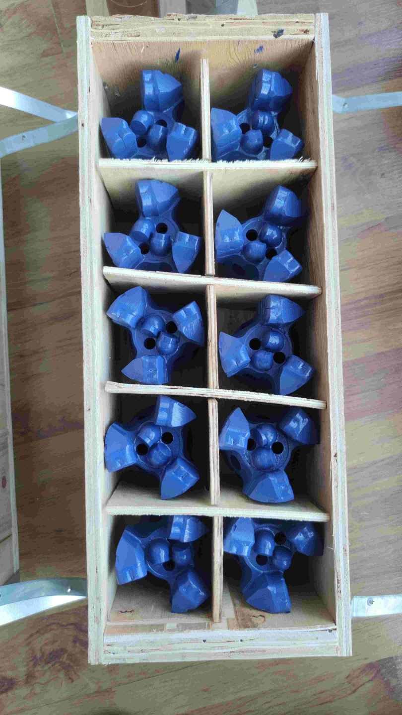 82mm 3 Wings Bit Pdc Non Coring For Mining