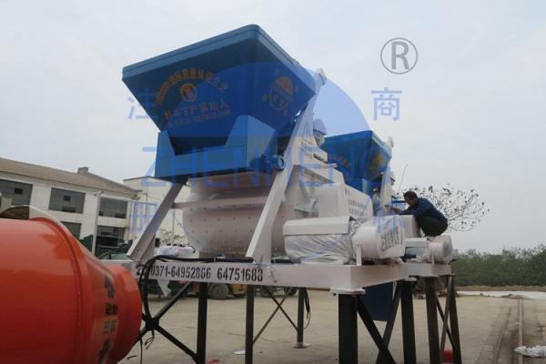 Cheap 0.5m3 Twin Shaft Batch Mixer, Vertical Small Size JS500 Concrete Mixer Machine for sale