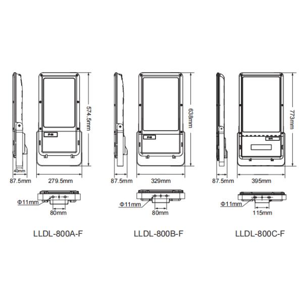 Class I 70 Watt 9100 Lumens High Power LED Flood Lights