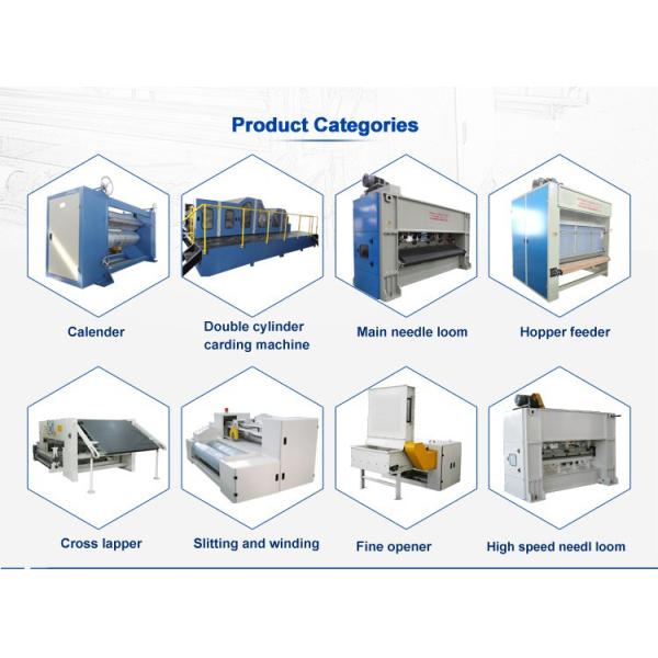 Highly Stable Fiber Carding Equipment Needle Punching Machine Simple Operation