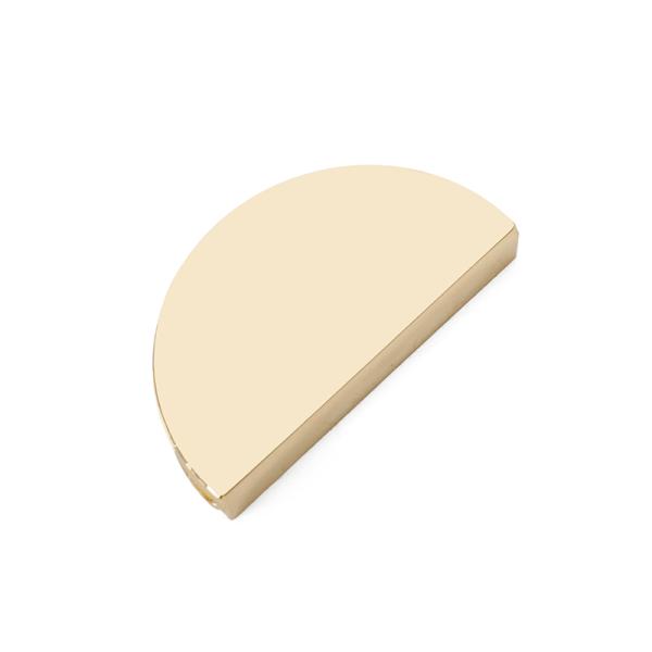 Half Round Metal Bag Lock Light Gold For Underarm Backpack Shoulder Bag