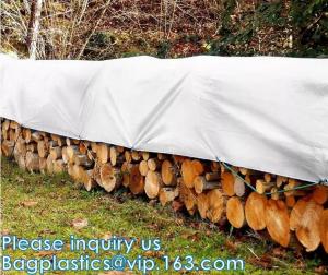 Round Patio Furn Set Cover, Firewood Log Rack Cover, Reusable Outdoor Table Cover, Banquet Chair, Beach