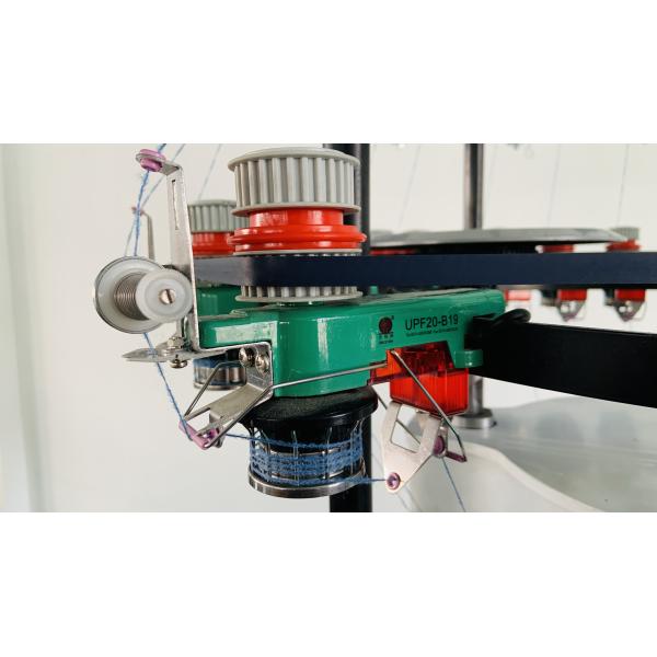 Computerized Rib Knitting Machine 2F-10F Feeder for Reflective Waffle Hats Efficiency