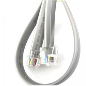 Best RJ45 RJ12 CAT6 UTP Cable for Telephone Handset Coiled Wire Harness in Custom Length wholesale