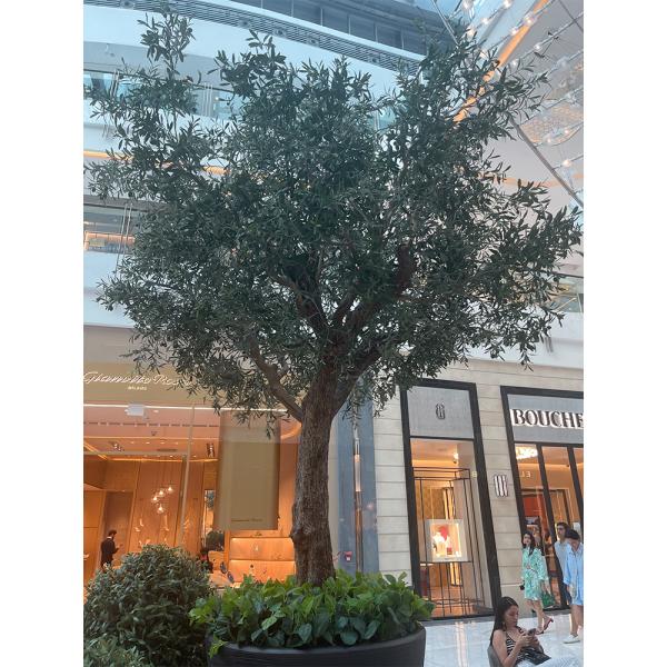 10-13ft Customizable Large Artificial Banyan Ficus Tree With Dense Canopy - Lobby Centerpiece For Commercial Spaces