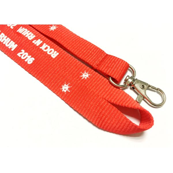 Polyester Dye Sublimated Lanyards , Id Card Lanyards Specially Delicate For Show Party