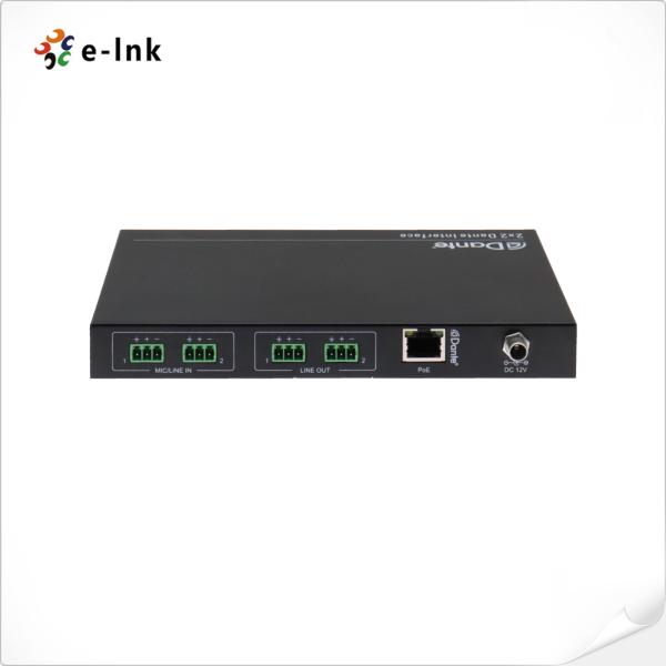 Dante Surface Mount 2 x 2 Dante / AES67 Interface Converter Adapter