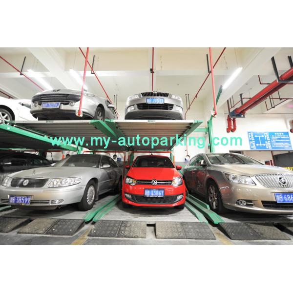 2 Level Back Cantilever Puzzle Parking System Double Deck Parking Lifts