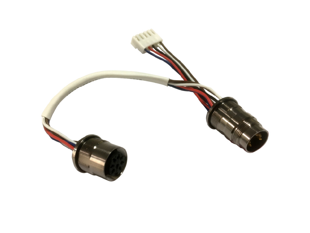 12 Pin M12 socket type IP67 Panel Mount Circular straight waterproof AISG Connector
