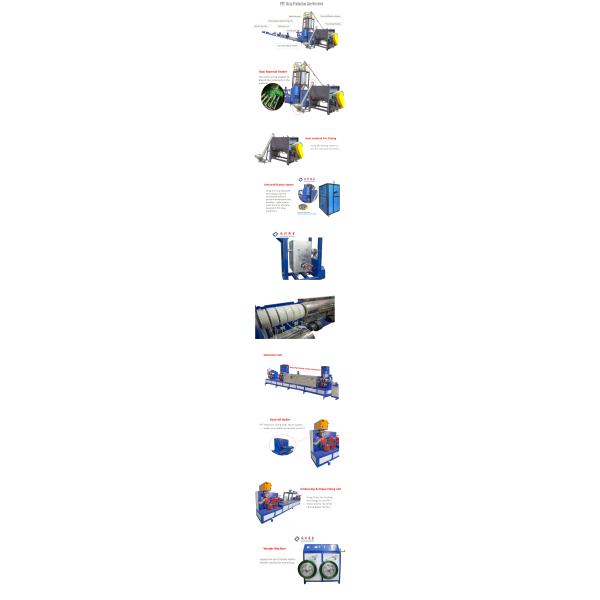 Packing Belt Making Machine , Single Screw PET Strapping Band Extrusion Line