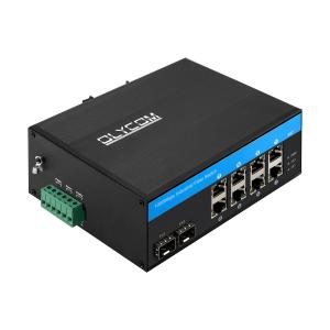 Best 10/100/1000Mbps  Managed Industrial POE Fiber Switch wholesale