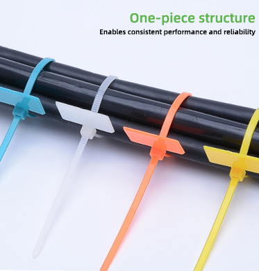 Self Locking Colour Cable Ties Custom Nylon66 Zip Tie 2.5*100mm