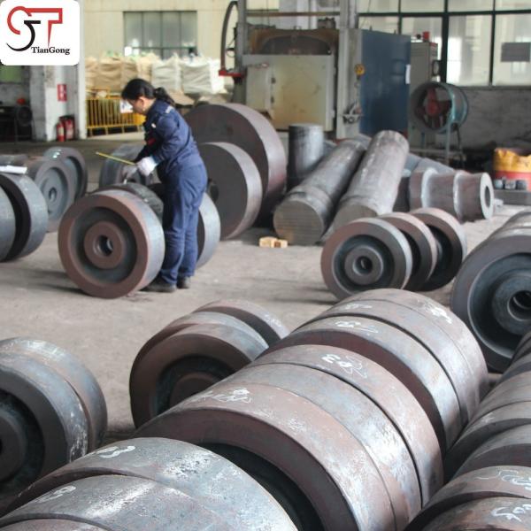 Heavy Duty Free Forging Gantry Crane Wheel For Port And Industrial Crane