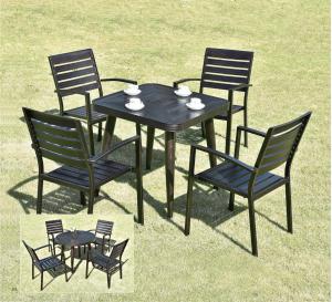 Best Waterproof Garden Metal Dining Set / Cast Aluminum Outdoor Furniture Table And Chair Set wholesale