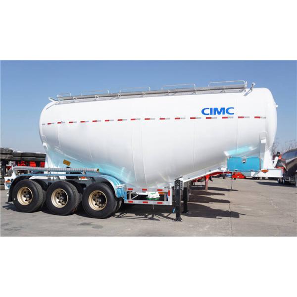 Transport 12 Wheel Pneumatic 48CBM Bulk Cement Tanker Trailer