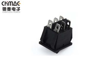 Circuit Breaker Push Button Rocker Switch Overload Protection 6 Pins Terminal
