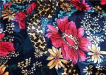 Elastic Spandex Velvet Fabric Brushed Printed Stretch Velour Fabric Custom Size
