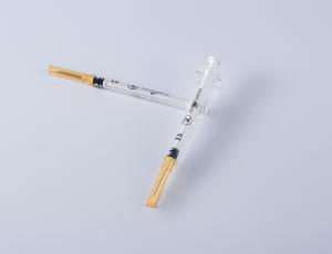 China Auto Destroyed Injection Syringe 0.5ml Auto Disable Syringe For Medical Supply on sale