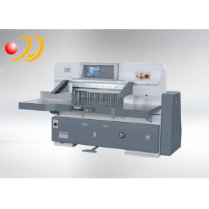 Best Servo Motor Automatic Paper Cutter Machine Double Guide Rail wholesale