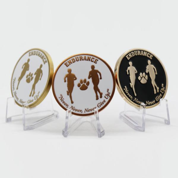 Free Designed High Quality Collectible Metal Craft Double Coin Blanks Custom Souvenir Gift Challenge gold Coin