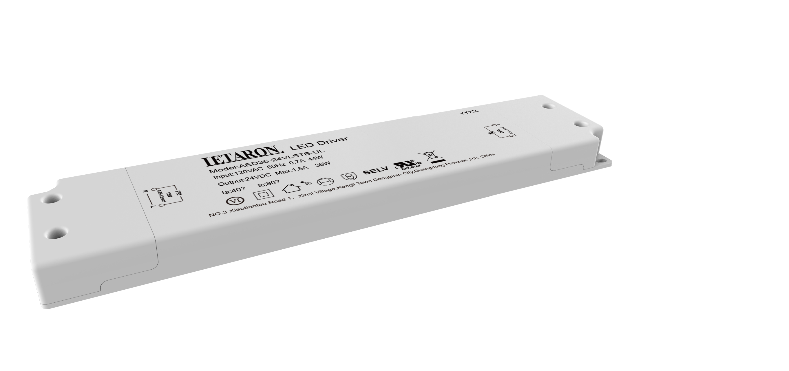 OEM ODM Custom LED Power Solution with 18Year Manufacturing Experience Mirror Lighting 36W 24v Letaron LED Driver Led Transformer