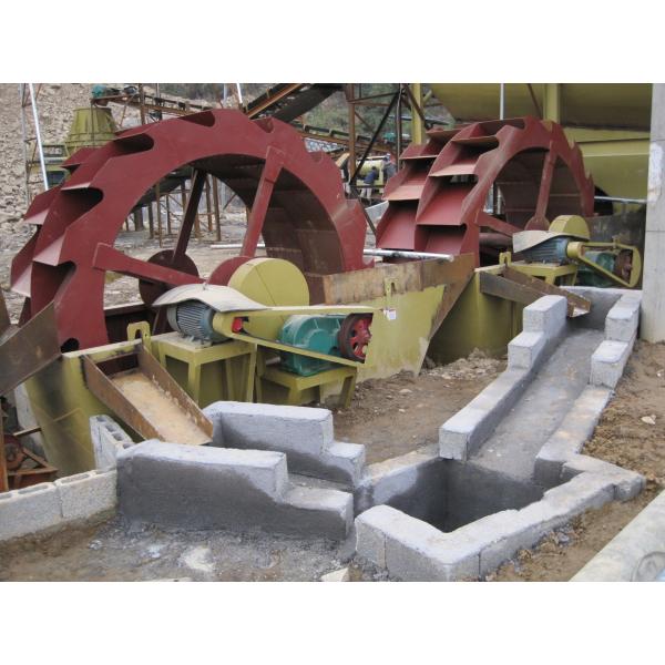 High Efficient Bucket Type Quartz And Silica Sand Washing Machine In Quarry