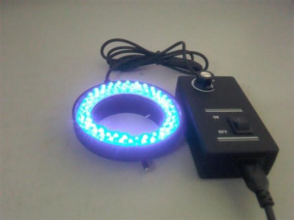 Cheap Led ring light  Blue color LED Brightness Adjustable Ring Light Illuminator lamp for Stereo Zoom Microscop for sale