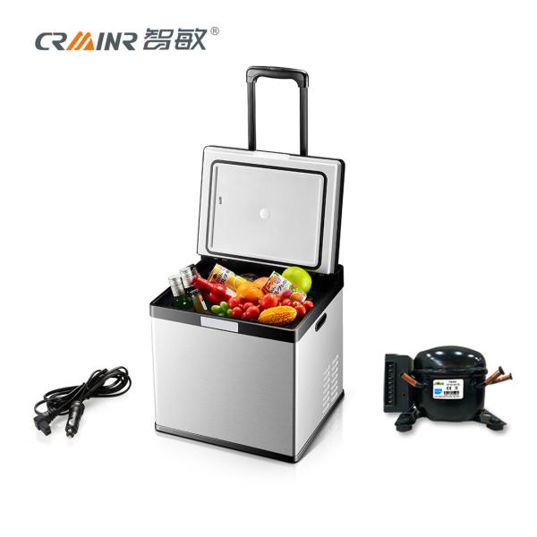 Cheap 18L/28L Mini Travel Fridge Chest Freezer , Car Mini Fridge Cooler 400*390*410mm for sale