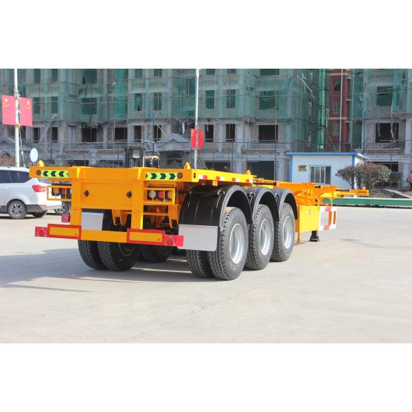 Light Tare Weight 2/3 Axles 20-40-45ft Air Suspension Container Chassis Semi-Trailer