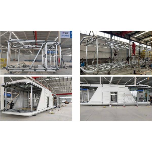 Modern Luxury Mobile Tiny House Prefabricated Capsule 38m2 Floor Area Modern Design Style