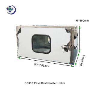Best SS316 Clean Room Pass Through Box / Transfer Hatch No Filtration wholesale