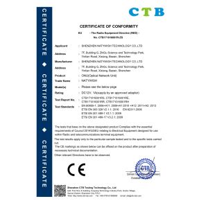 Shenzhen Natywish Technology Co., Ltd. Certifications