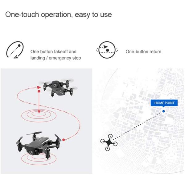 HD Camera Foldable 120° 800mah KK8 RC FPV Quadcopter
