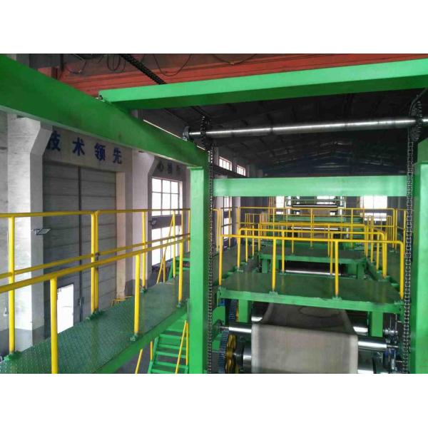 16Mpa Vulcanizing Press Rubber Conveyor Belt Production Line Blue Green