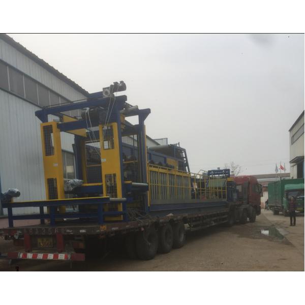 16-meter-long Air-cooled Rubber Sheet Continuous Batch Cooler -Composite Rubber Mixing Line