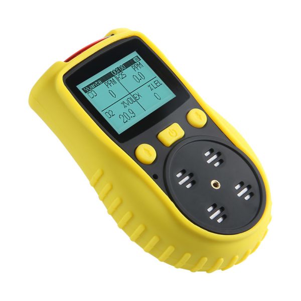 Portable HCL Gas Detector with 0-100PPM Range, Electrochemical Sensor, and IP65 Protection for Toxic Gas Monitoring