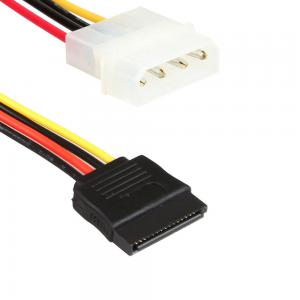 Best Male Female Y SATA Hard Drive Cable Splitter Molex 4 Pin Durable wholesale