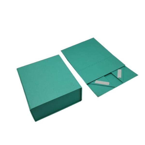 Book Type Magnetic Clousre Paper Packaging Gift Box With Ribbon Custom Logo Printed