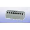 Buy cheap Gray Color PCB Spring Terminal Block Circuit Board Connector 250 2.5 2.54 Pitch from wholesalers
