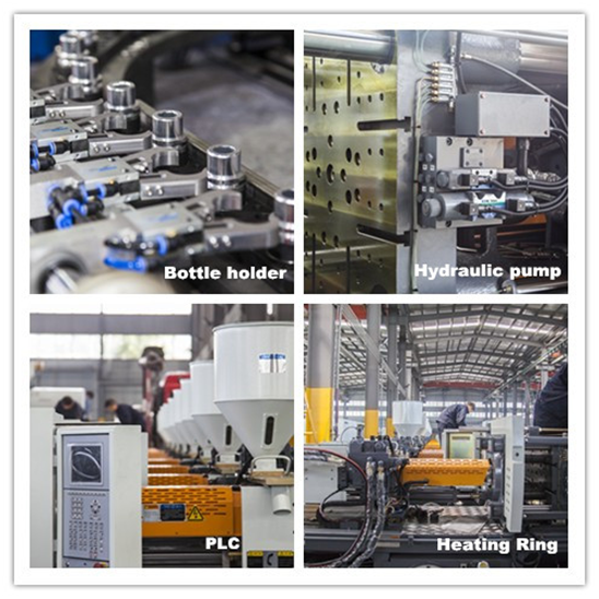 High Efficiency Plastic Cap Moulding Machine 230 - 600 Mm Mould Height 3.4 Ton