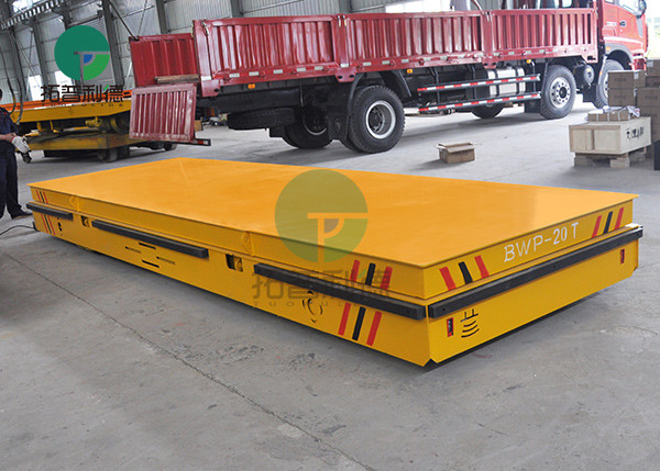 20t Load Capacity Metal Factory Motorized Trackless Transport Car For Mold Handling